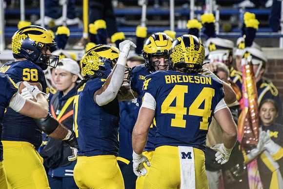 Giovanni El-Hadi (58), Donovan Edwards (7), and Max Bredeson (44)