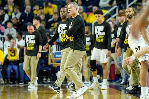 Dusty May and Michigan Team
