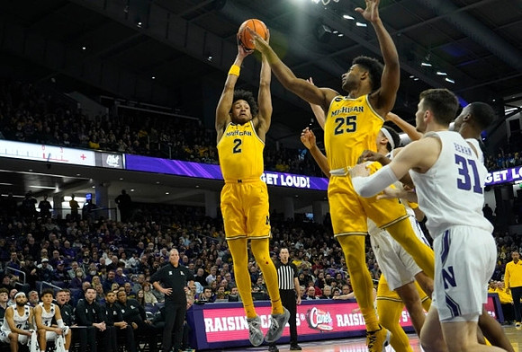Kobe Bufkin (2) and Jace Howard (25)