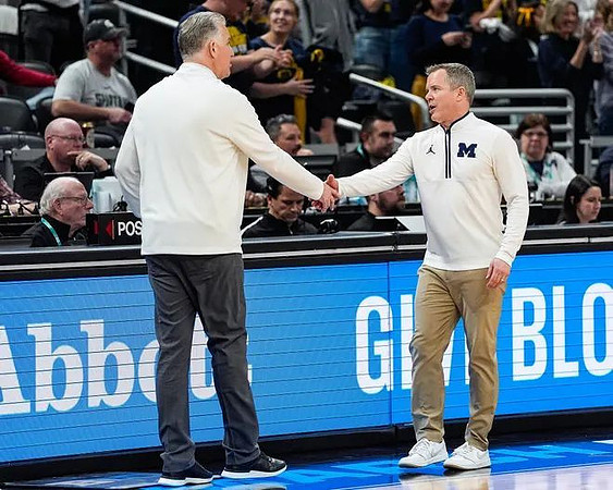 Purdue Head Coach Matt Painter and Dusty May