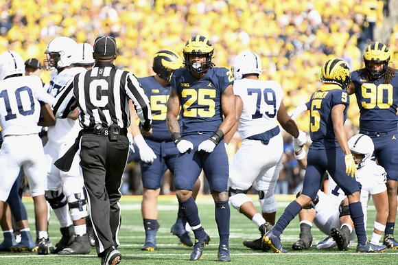 Mason Graham (55), Junior Colson (25), DJ Turner (5), and Mike Morris (90)