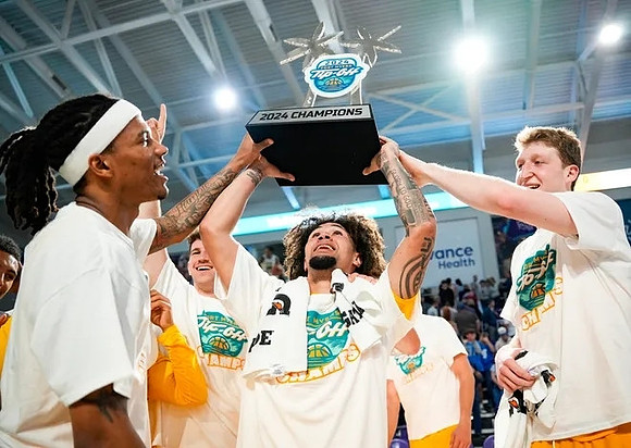 Michigan Team and Fort Myers Tip-Off Championship Trophy