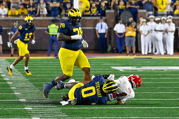 Wesley Walker (13), Kenneth Grant (78), and Josaiah Stewart (0)