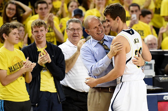 John Beilein and Austin Hatch (30)