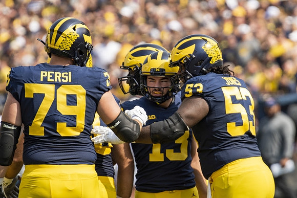 Jeffrey Persi (79), Jake Moody (13), and Trente Jones (53)