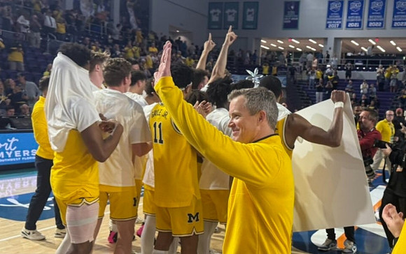Dusty May and Michigan Team