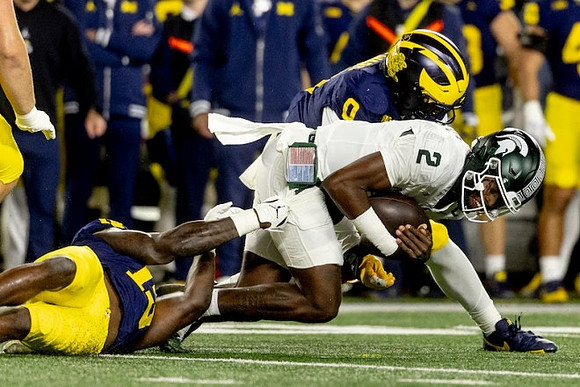 Wesley Walker (13) and Josaiah Stewart (0)