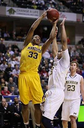 Jordan Morgan (52) and Evan Smotrycz (23)