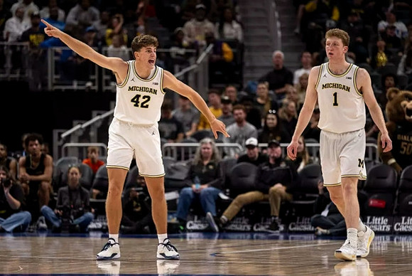 Will Tschetter (42) and Danny Wolf (1)