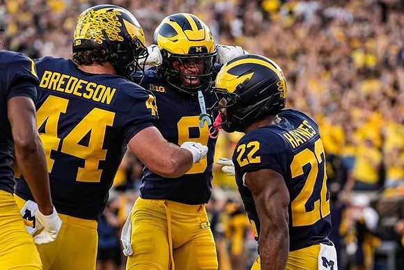 Max Bredeson (44), Channing Goodwin (9), and Justice Haynes (22)