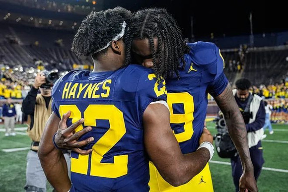 Justice Haynes (22) and Bryce Underwood (19)