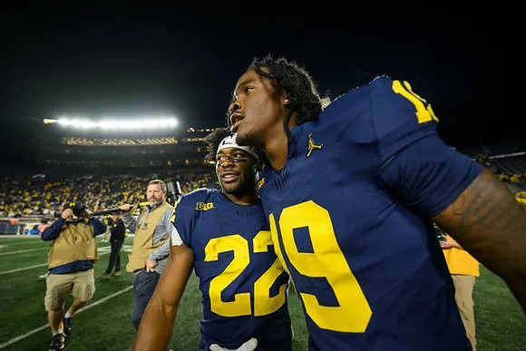 Justice Haynes (22) and Bryce Underwood (19)