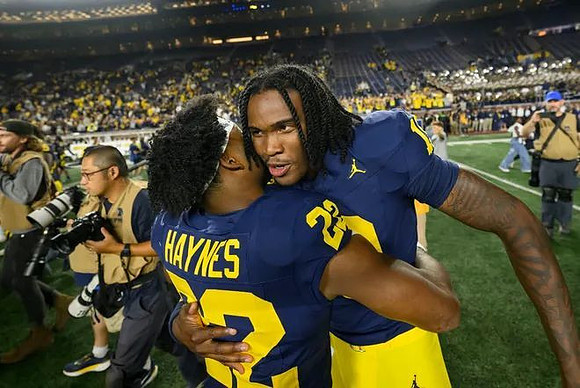 Justice Haynes (22) and Bryce Underwood (19)