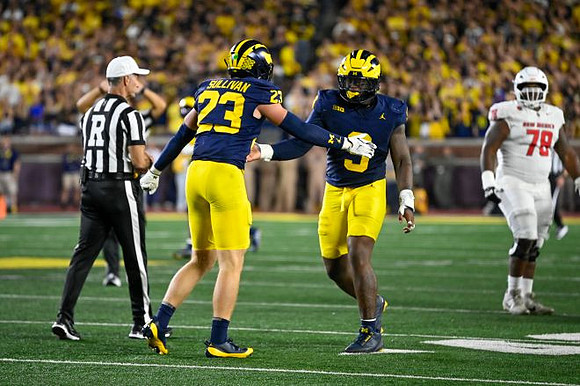 Cole Sullivan (23) and Jaden Mangham (3)