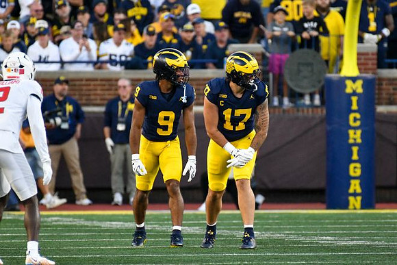 Channing Goodwin (9) and Marlin Klein (17)