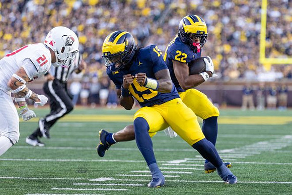 Bryce Underwood (19) and Justice Haynes (22)
