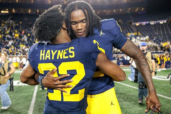 Justice Haynes (22) and Bryce Underwood (19)