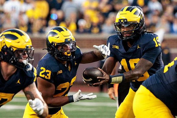 Jordan Marshall (23) and Bryce Underwood (19)
