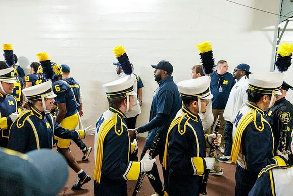 Michigan Team and Michigan Band