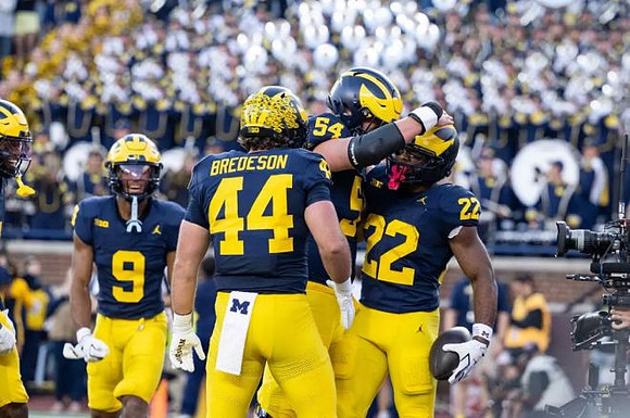 Channing Goodwin (9), Max Bredeson (44), Andrew Sprague (54), and Justice Haynes (22)