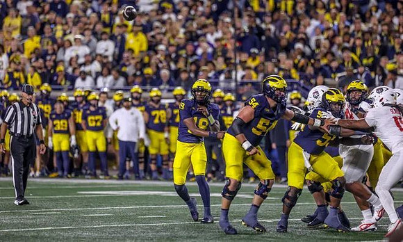 Bryce Underwood (19), Andrew Sprague (54), and Nathan Efobi (55)