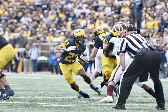 Jordan Marshall (23) and Jake Guarnera (53)