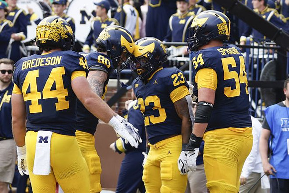 Max Bredeson (44), Hogan Hansen (80), Jordan Marshall (23), and Andrew Sprague (54)