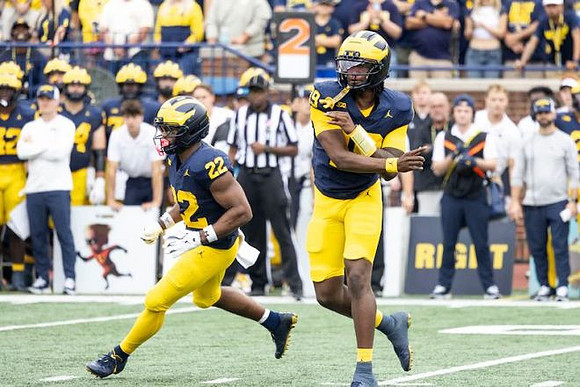 Justice Haynes (22) and Bryce Underwood (19)