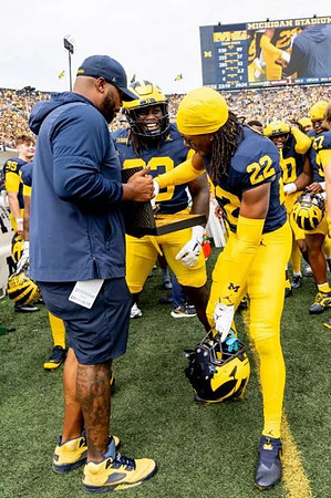 Cole Sullivan (23) and Elijah Dotson (22)