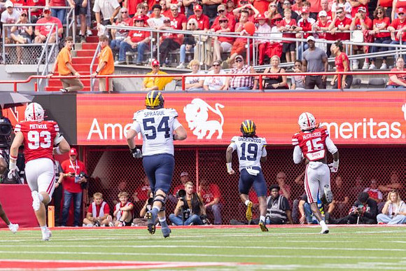 Andrew Sprague (54) and Bryce Underwood (19)