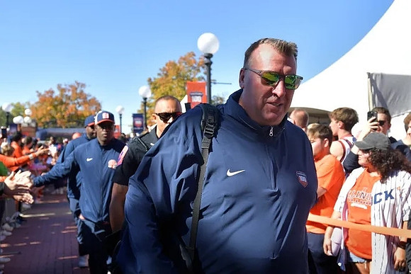 Illinois Head Coach Bret Bielema