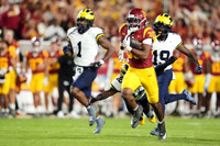 Jaishawn Barham (1), Zeke Berry (10), and Rod Moore (19)