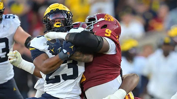 Jake Guarnera (53) and Jordan Marshall (23)