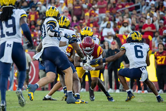 Rod Moore (19), Jimmy Rolder (30), Brandyn Hillman (6), and Ernest Hausmann (15)