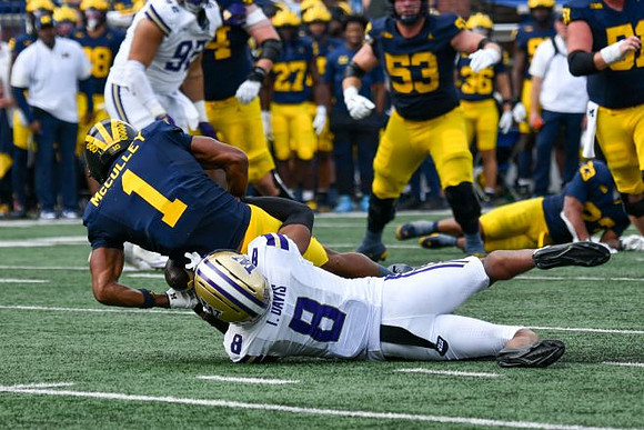 Donaven McCulley (1), Jake Guarnera (53), Jordan Marshall (23), and Greg Crippen (51)
