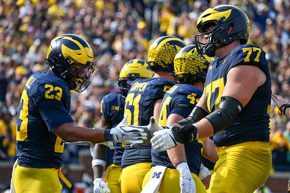 Jordan Marshall (23), Greg Crippen (51), Max Bredeson (44), and Blake Frazier (77)