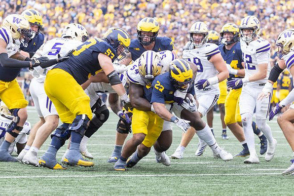 Jake Guarnera (53) and Jordan Marshall (23)