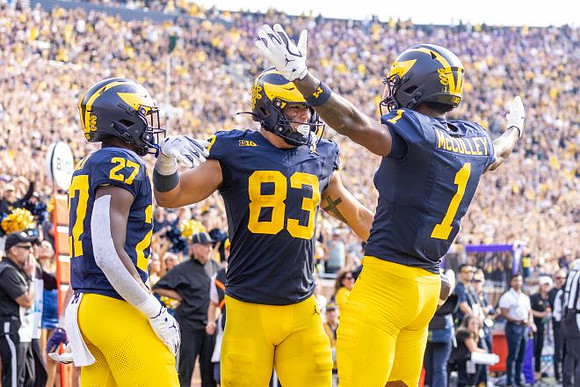 Jasper Parker (27), Zack Marshall (83), and Donaven McCulley (1)
