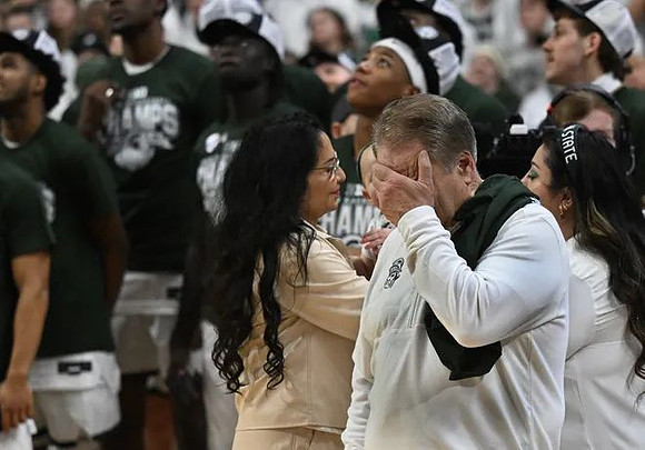 Michigan State Head Coach Tom Izzo