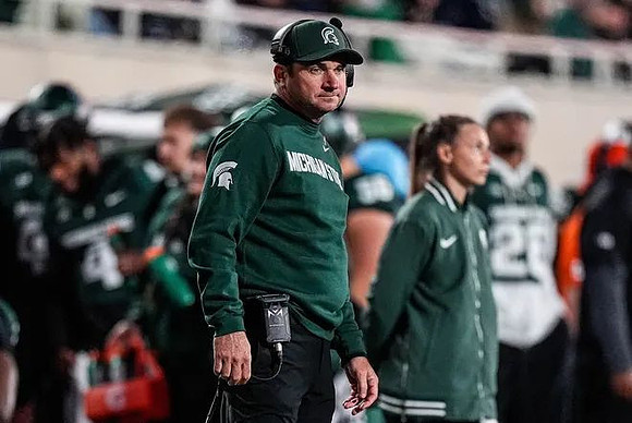 Michigan State Head Coach Jonathan Smith