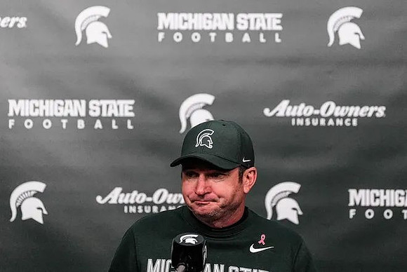 Michigan State Head Coach Jonathan Smith