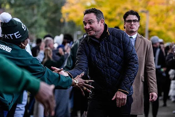 Michigan State Head Coach Jonathan Smith