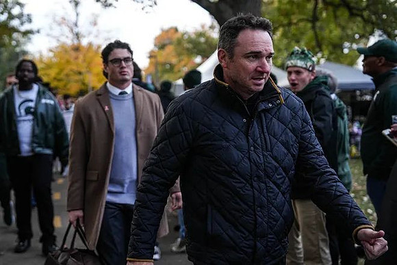 Michigan State Head Coach Jonathan Smith