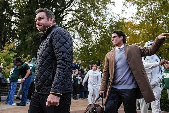 Michigan State Head Coach Jonathan Smith