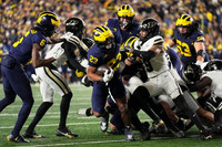 Jamar Browder (6), Jordan Marshall (23), and Jake Guarnera (53)