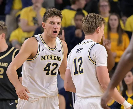 Will Tschetter (42) and Charlie May (12)