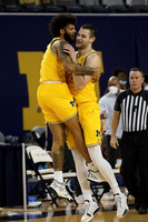 Isaiah Livers (2) and Hunter Dickinson (1)