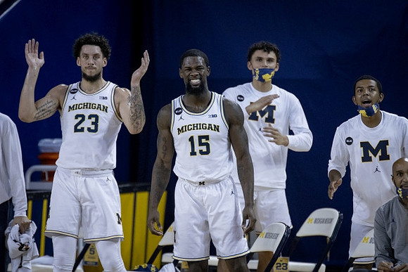 Brandon Johns Jr. (23), Chaundee Brown Jr. (15), Adrien Nunez (0), and Rico Ozuna-Harrison (14)