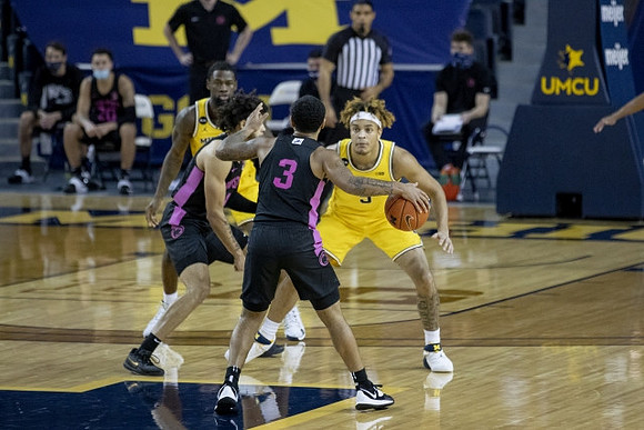 Chaundee Brown Jr. (15) and Terrance Williams II (5)