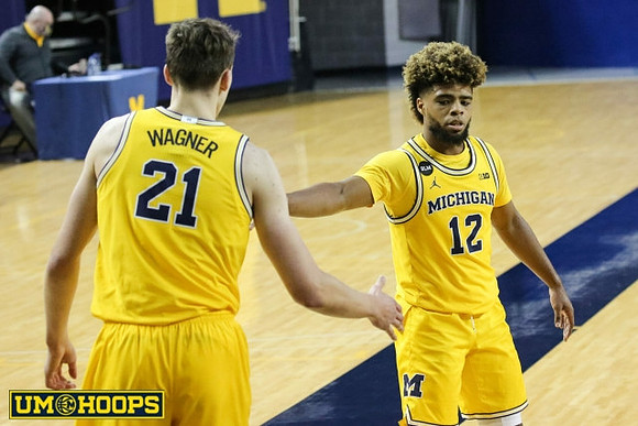 Franz Wagner (21) and Mike Smith (12)